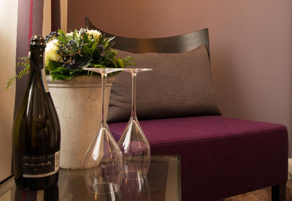 Posezení v ubytování Galerie Hotel