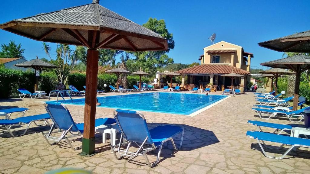 Bazén v ubytování NEFELI House nebo v jeho okolí