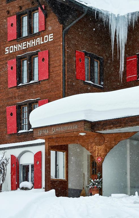 Hotel Sonnenhalde, Arosa v zimě