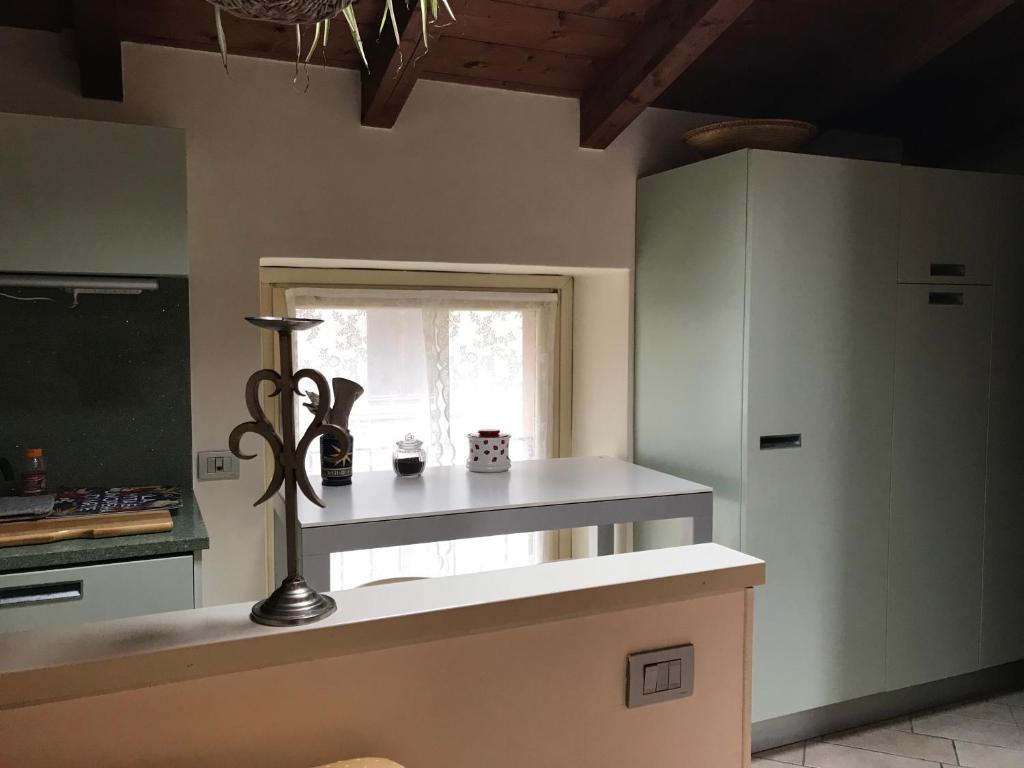 Kuchyň nebo kuchyňský kout v ubytování B&B Lodi Centro