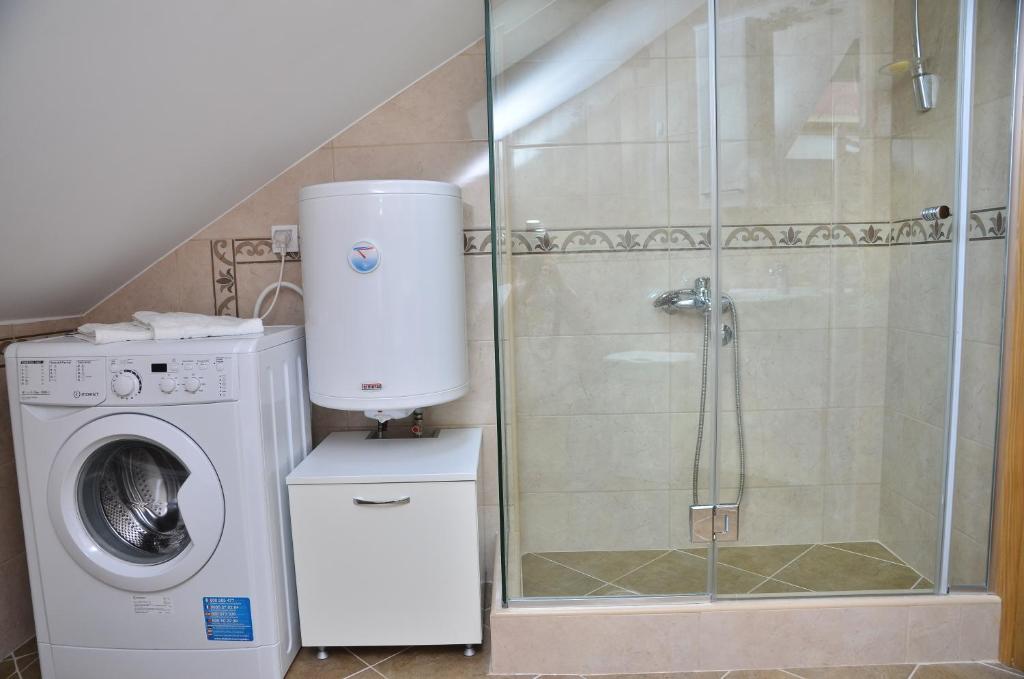 Koupelna v ubytování Apartmani Milošević