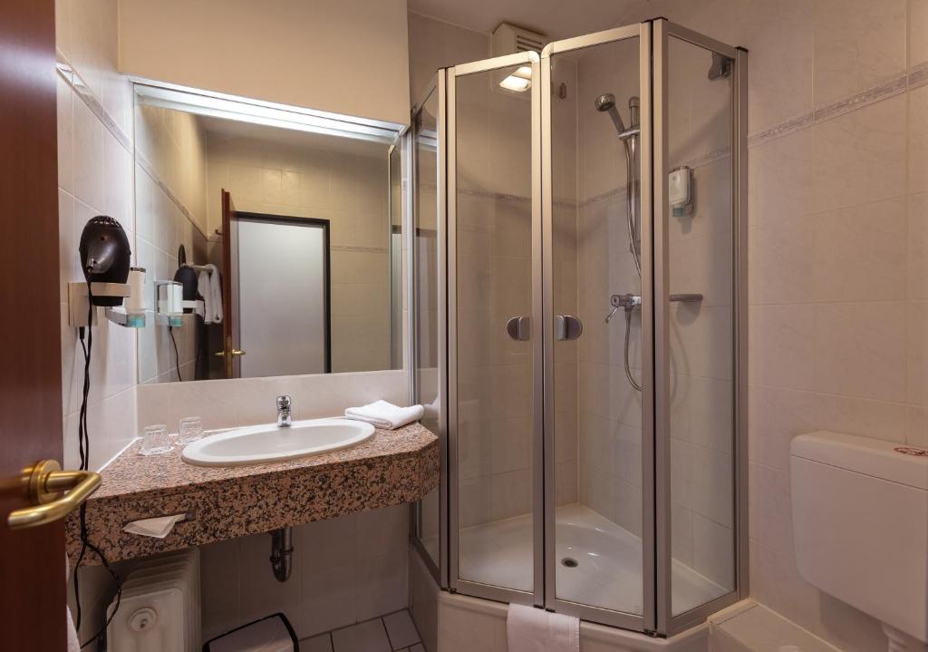 Koupelna v ubytování SensCity Hotel Berlin Spandau