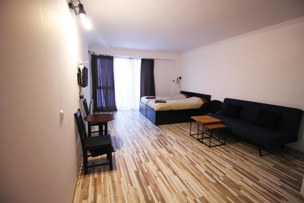 Posezení v ubytování Apartment N506 Gudauri Loft