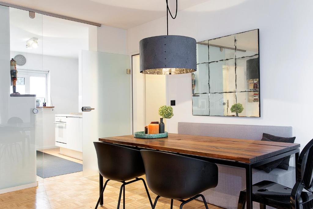 Kuchyň nebo kuchyňský kout v ubytování Cityapartment Graz