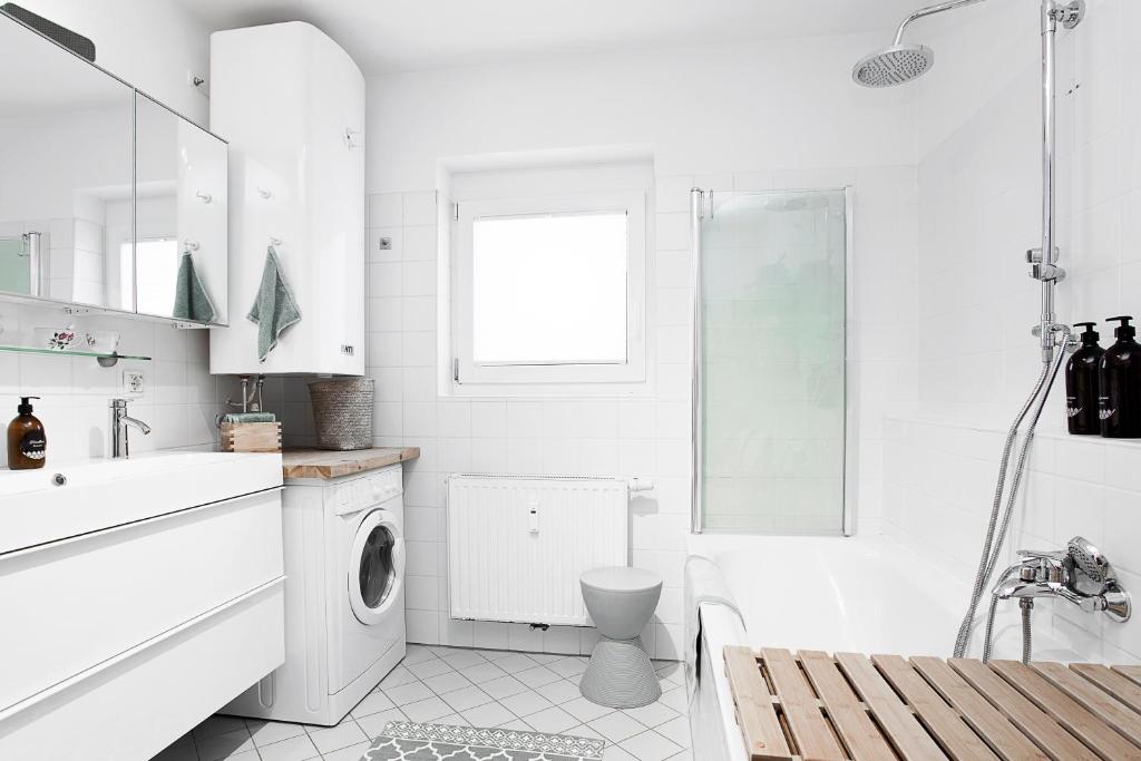 Koupelna v ubytování Cityapartment Graz