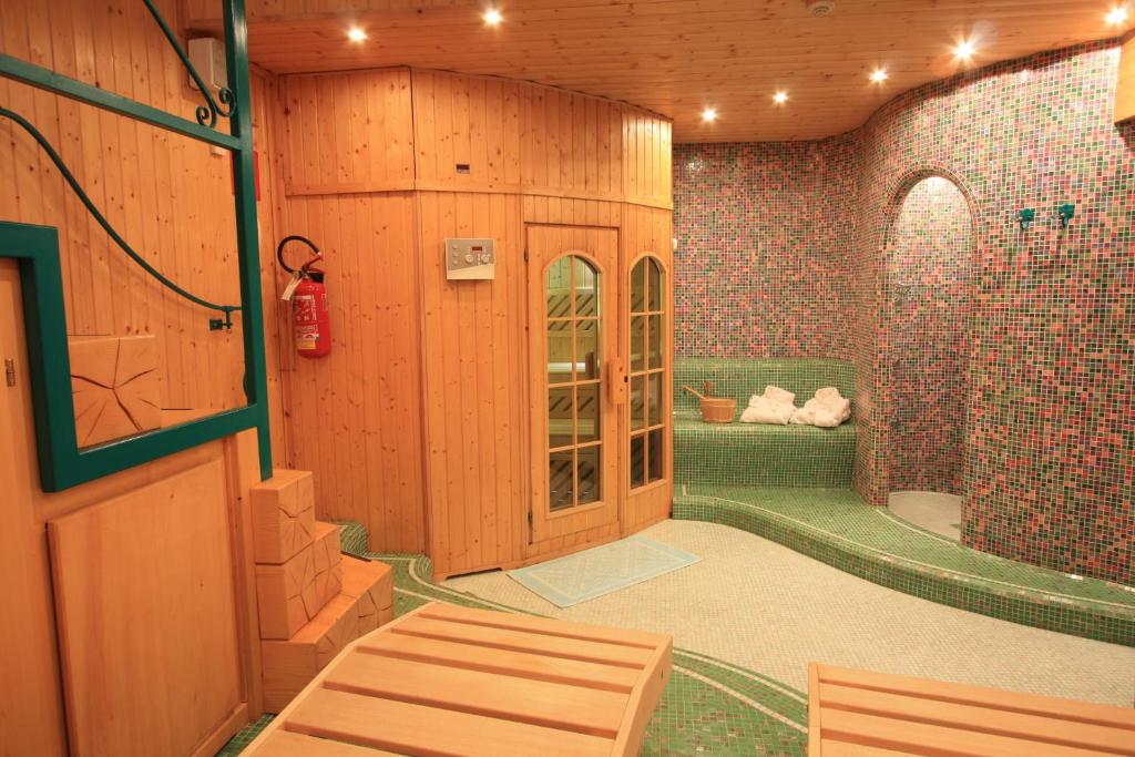Koupelna v ubytování Hotel Trieste