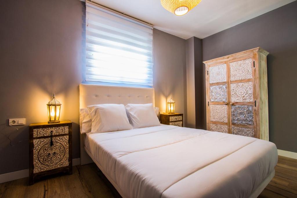 Postel nebo postele na pokoji v ubytování Hostel SEA&DREAMS Calpe
