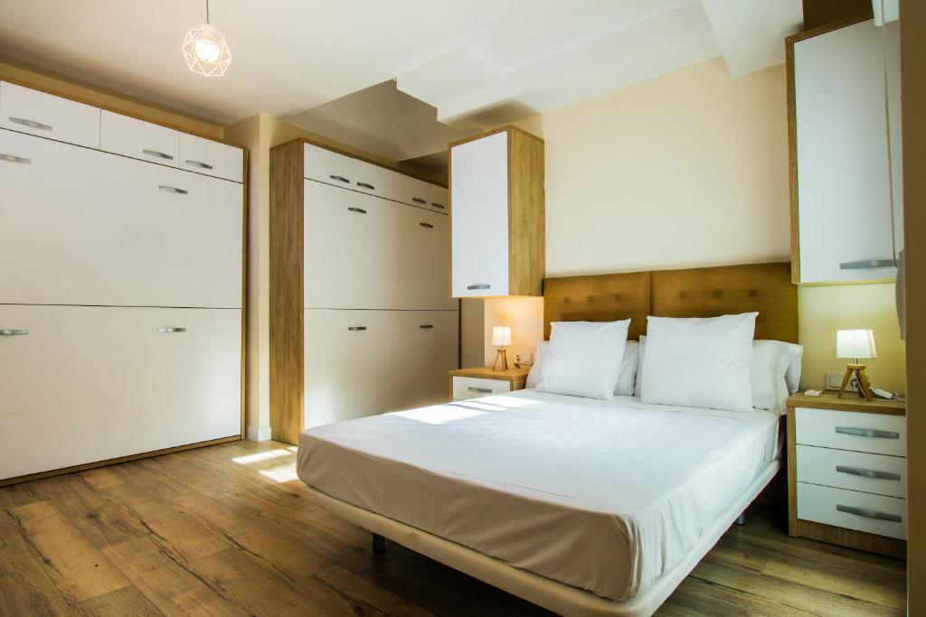 Postel nebo postele na pokoji v ubytování Hostel SEA&DREAMS Calpe