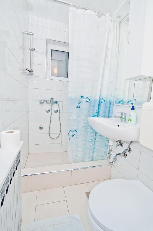 Kúpeľňa v ubytovaní Mali Losinj Apartment 6