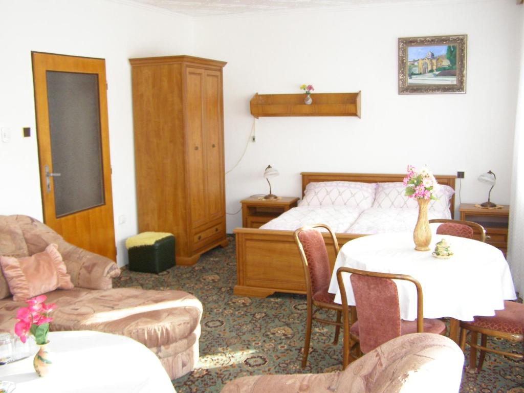 Posezení v ubytování Pension Villa Hany