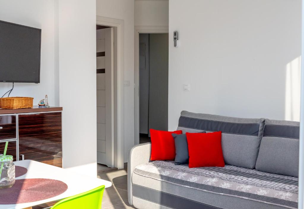 Posezení v ubytování Apartmani Dalmacjia
