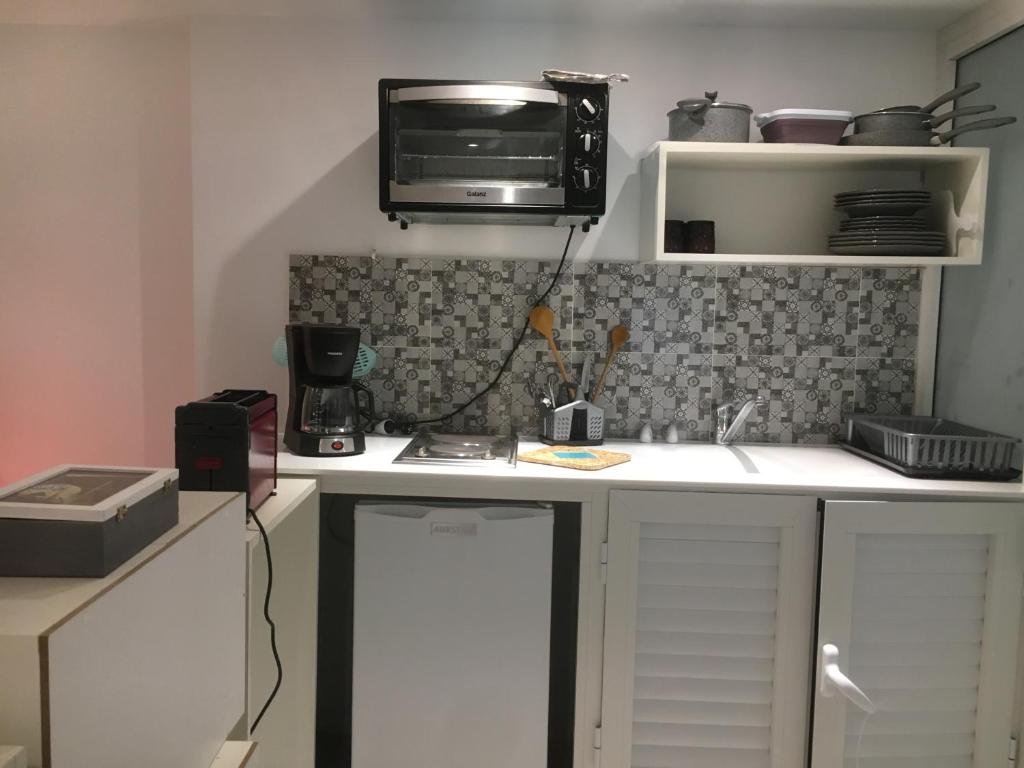 Kuchyň nebo kuchyňský kout v ubytování Le cocon de Sfax