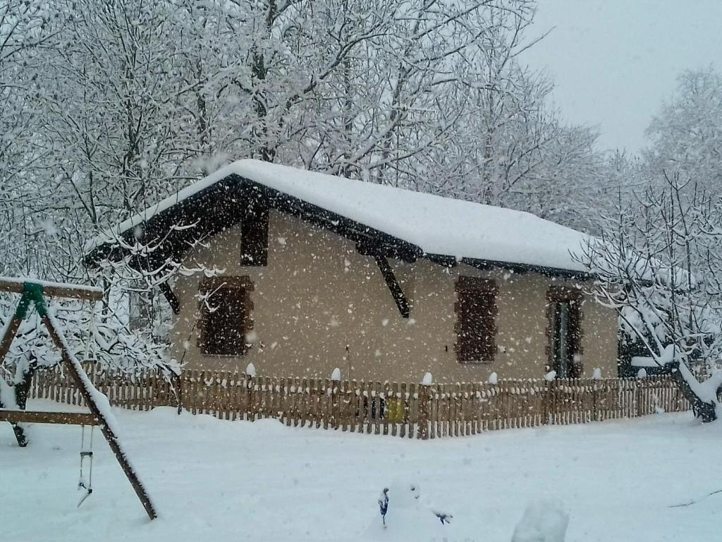La Casetta during the winter