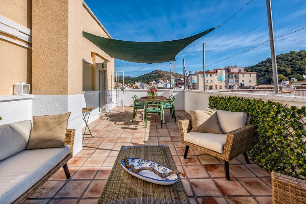 Balkón nebo terasa v ubytování San Juan Penthouse in Malaga by Solaga Holiday Homes