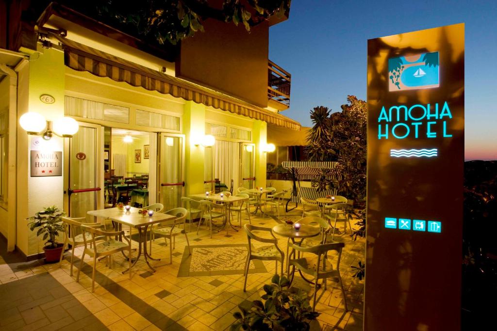 Restaurace v ubytování Amoha Hotel - Cattolica