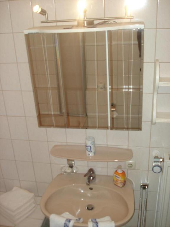 Koupelna v ubytování Haus Hönigsgrub