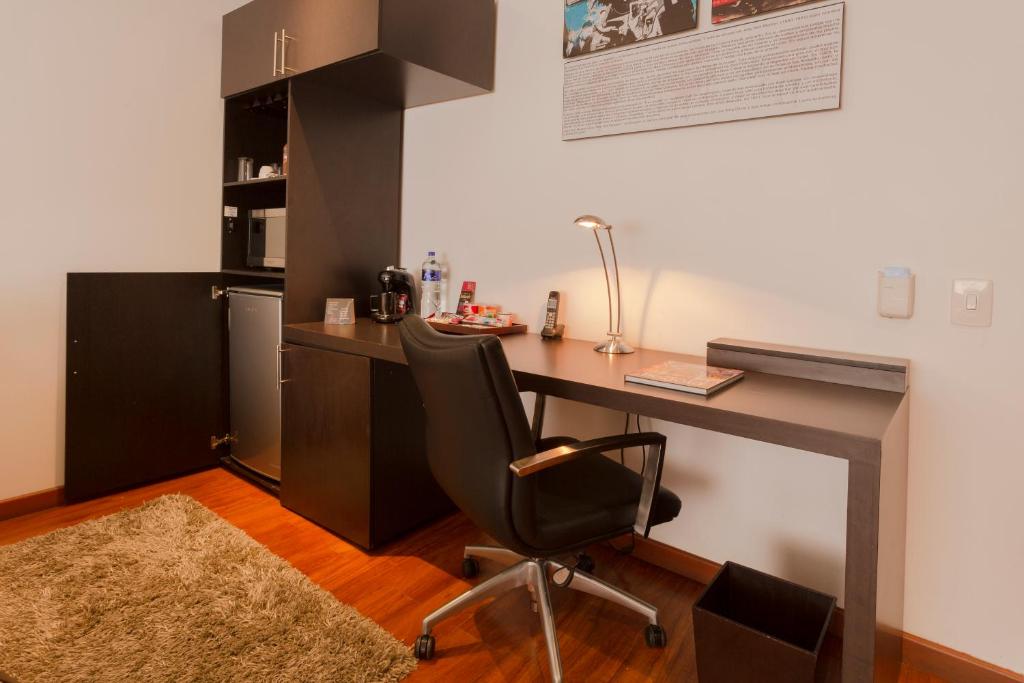 Kuchyň nebo kuchyňský kout v ubytování Hotel Jazz Apartments
