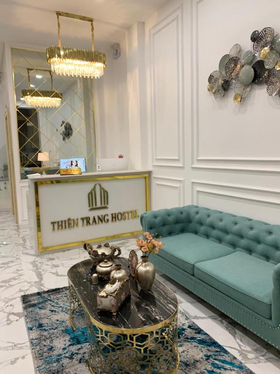 Posezení v ubytování Home Thiên Trang 3