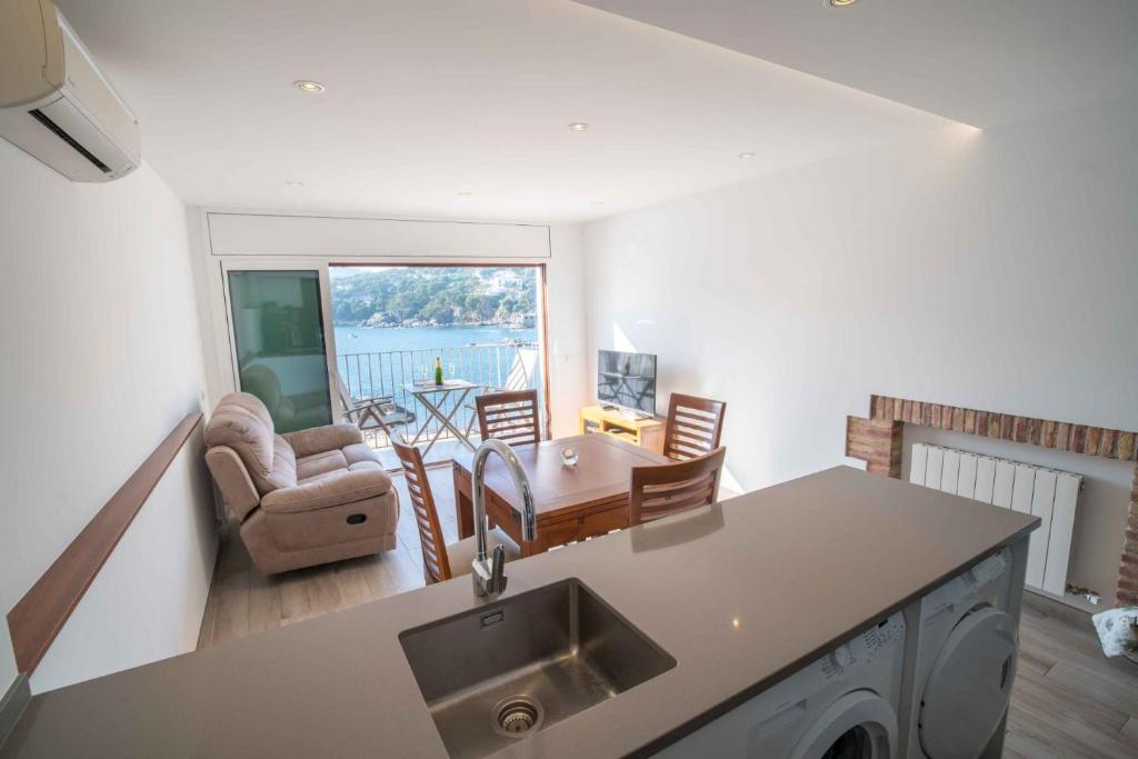Posezení v ubytování Apartament Cortey