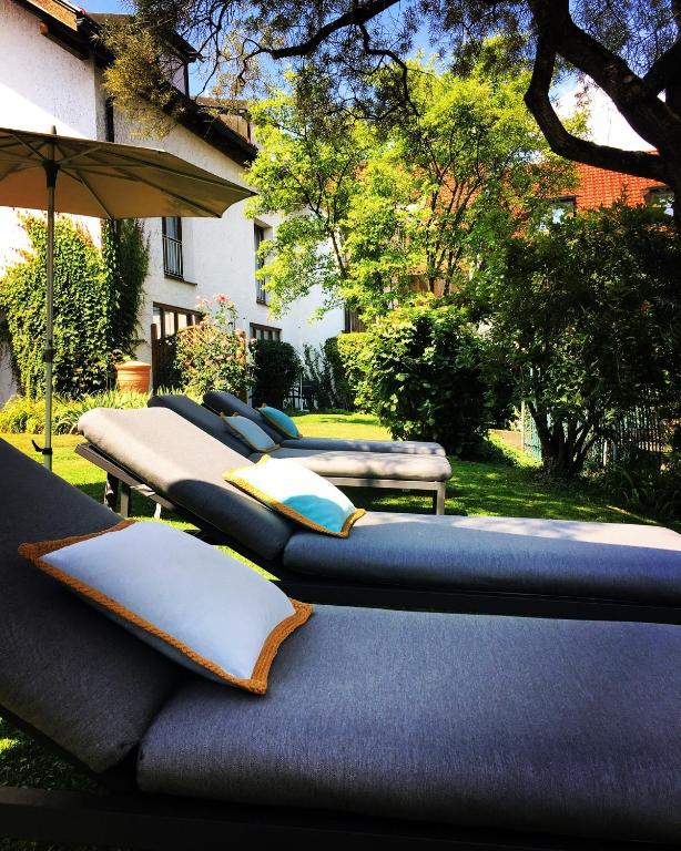 Zahrada ubytování Boutique Hotel Reschen