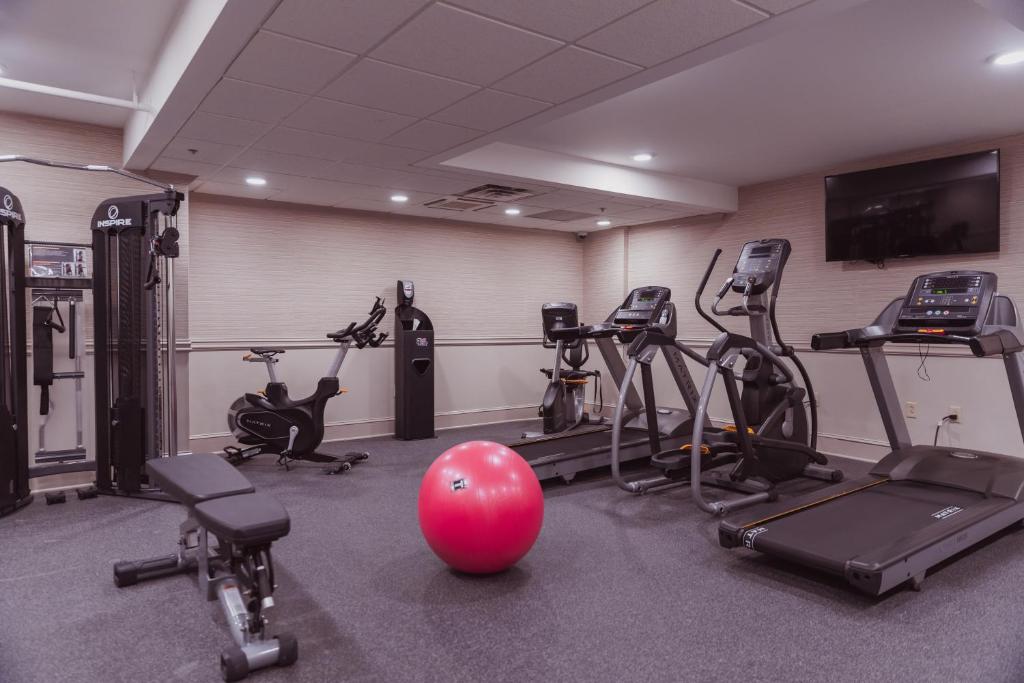 Fitness centrum a/nebo fitness zařízení v ubytování The Parkview Hotel