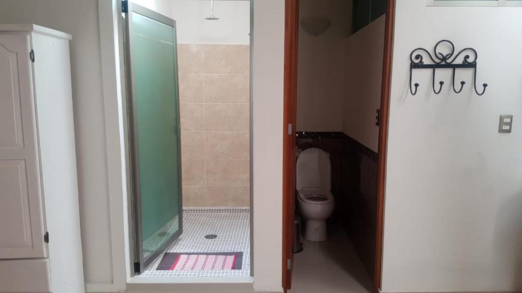 Koupelna v ubytování Casa Ana Celia