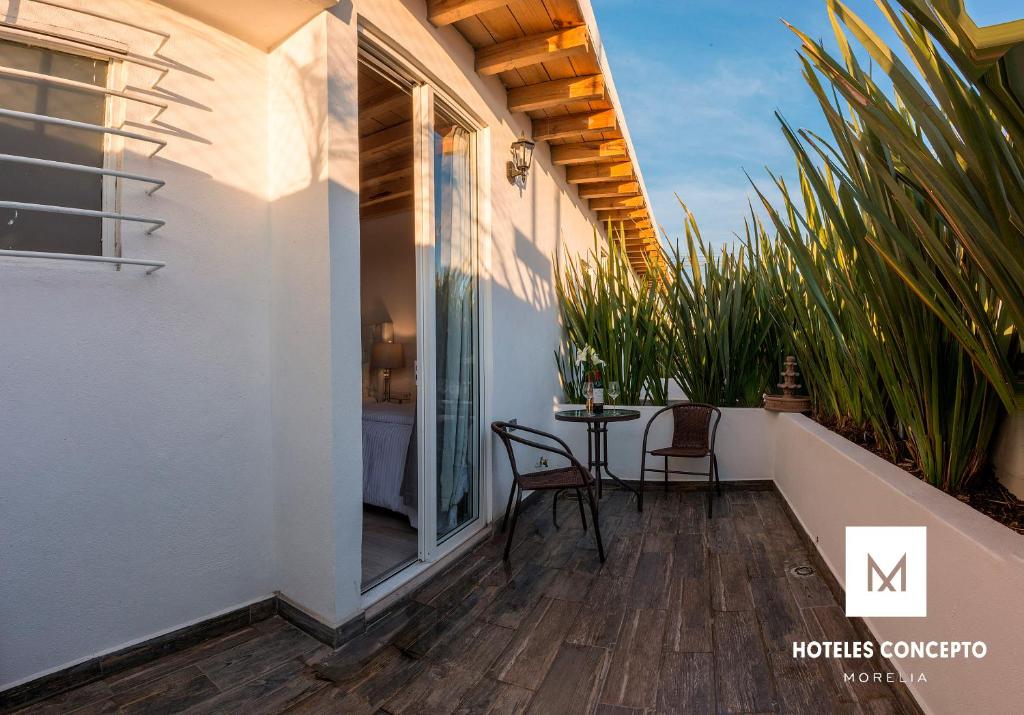 Balkón nebo terasa v ubytování M Hoteles Concepto