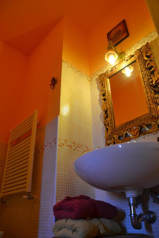 Koupelna v ubytování B&B Al Mare Di Greis