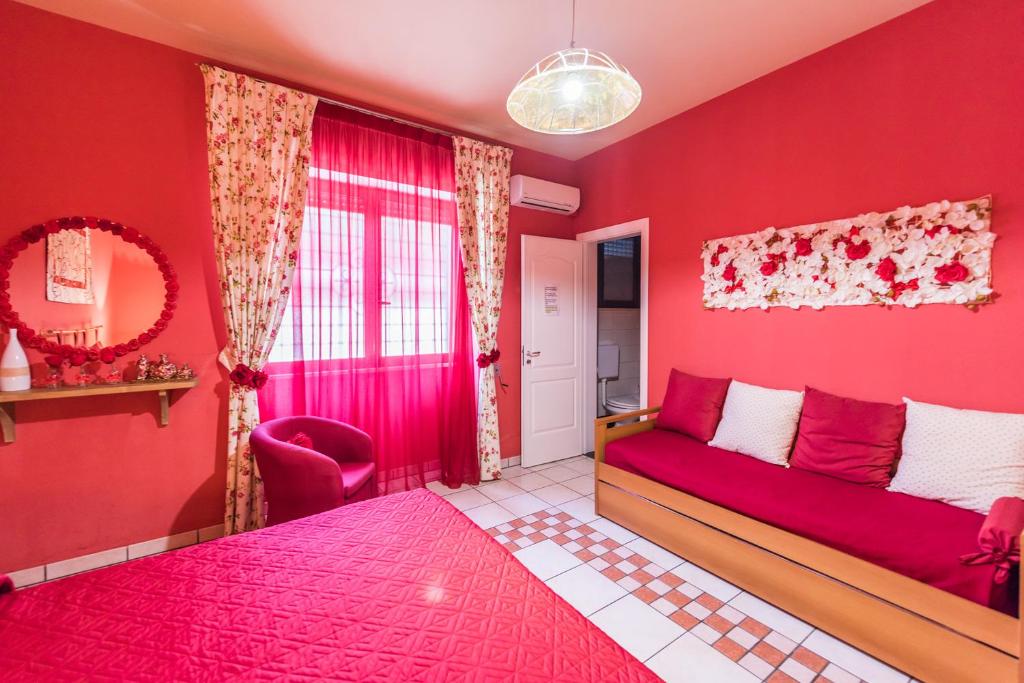 Postel nebo postele na pokoji v ubytování B&B Cinque Stelle Salento