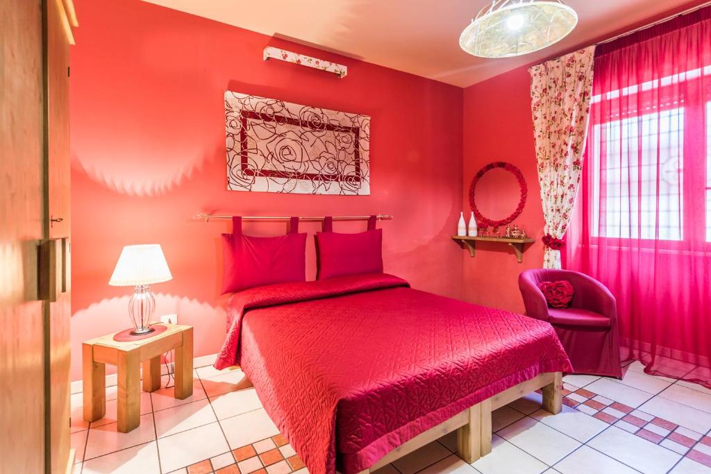 Postel nebo postele na pokoji v ubytování B&B Cinque Stelle Salento