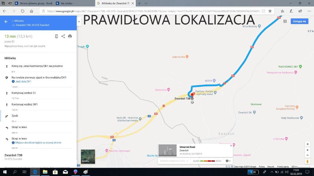 Fotografia z galérie ubytovania Na szlaku v destinácii Zwardoń