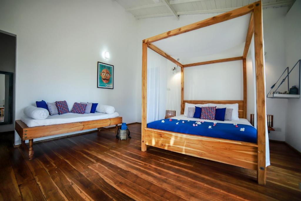 Postel nebo postele na pokoji v ubytování Amanta Beach