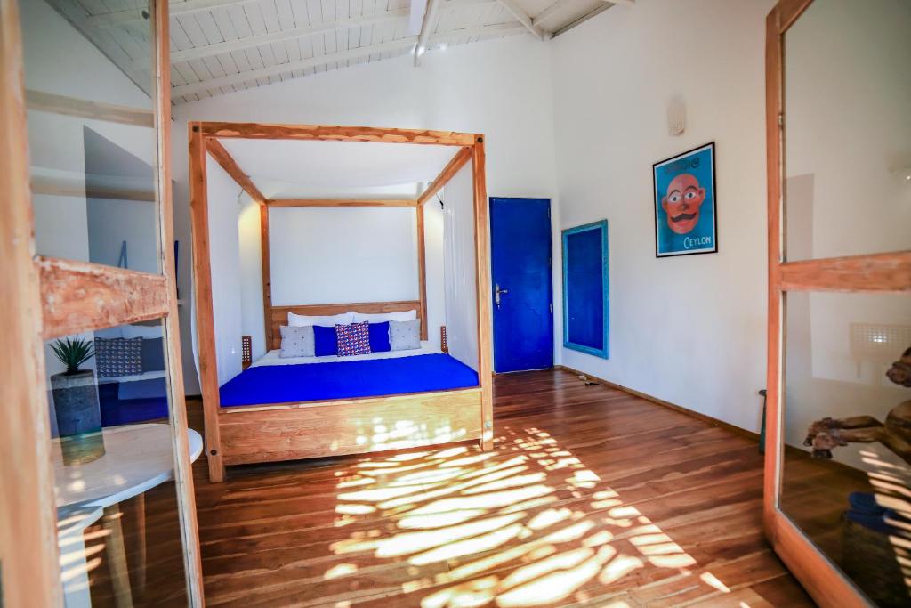 Postel nebo postele na pokoji v ubytování Amanta Beach