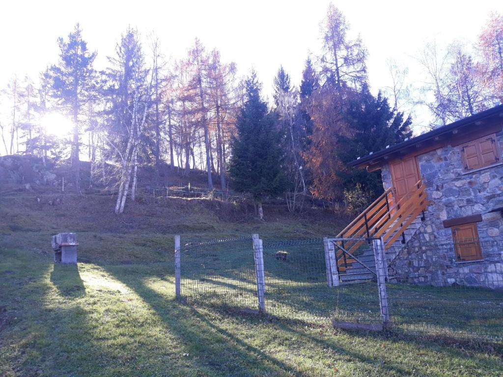 Příroda nedaleko venkovského domu