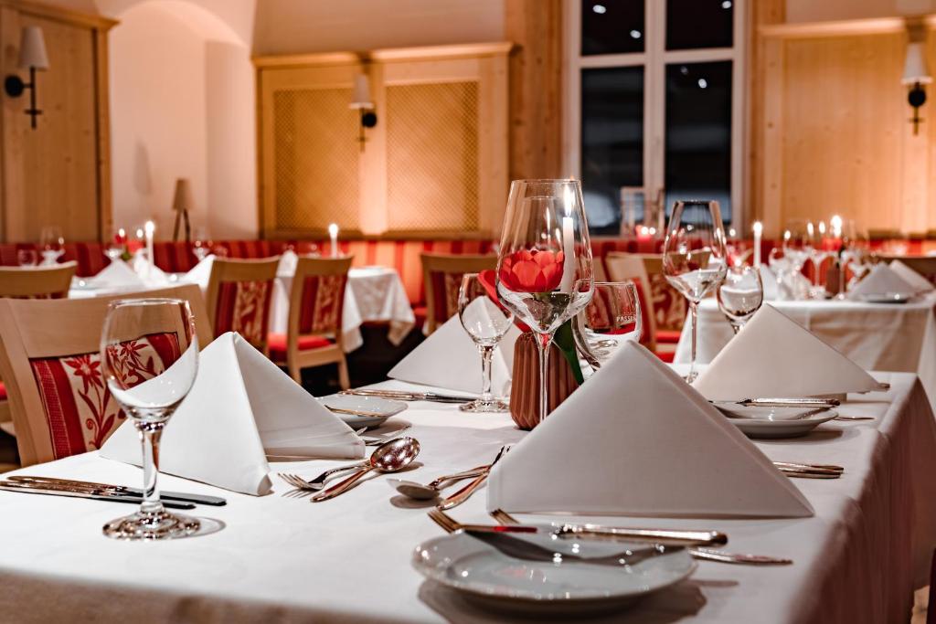 Restaurace v ubytování Blatter's Arosa Hotel & Bella Vista SPA