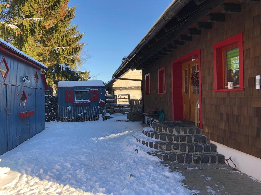 Ferienhaus Winterberg v zimě