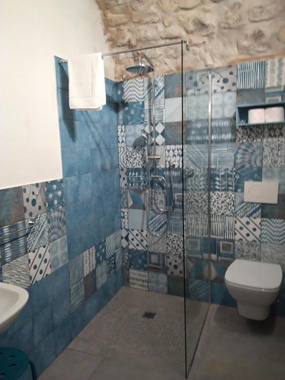 Koupelna v ubytování Lucernaio Rooms