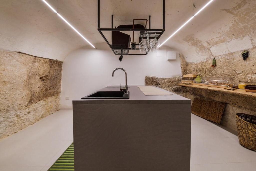 Kuchyň nebo kuchyňský kout v ubytování Casa Magadè B&B