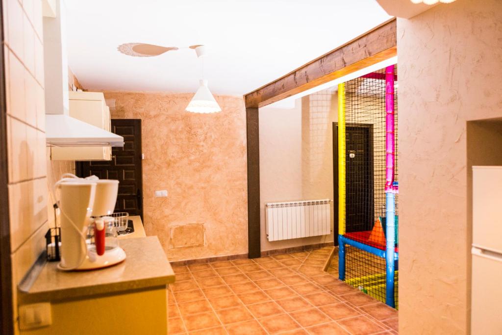 Kuchyň nebo kuchyňský kout v ubytování Casa Rural Tio Mora
