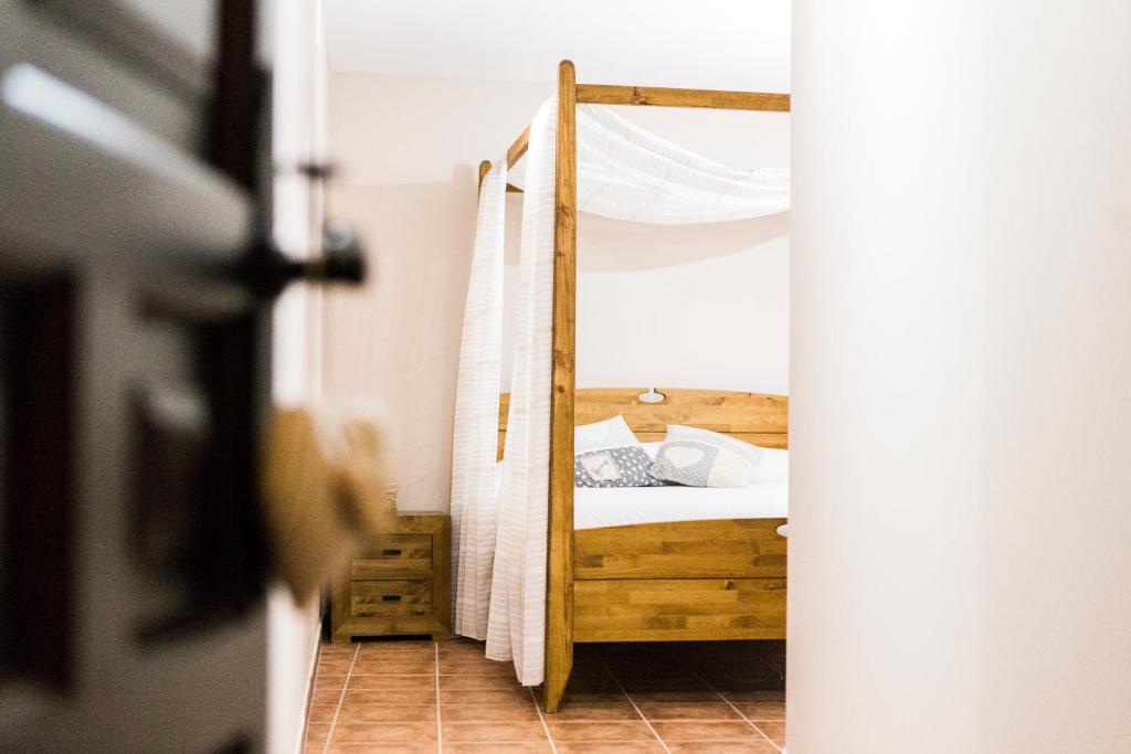 Postel nebo postele na pokoji v ubytování Casa Rural Tio Mora