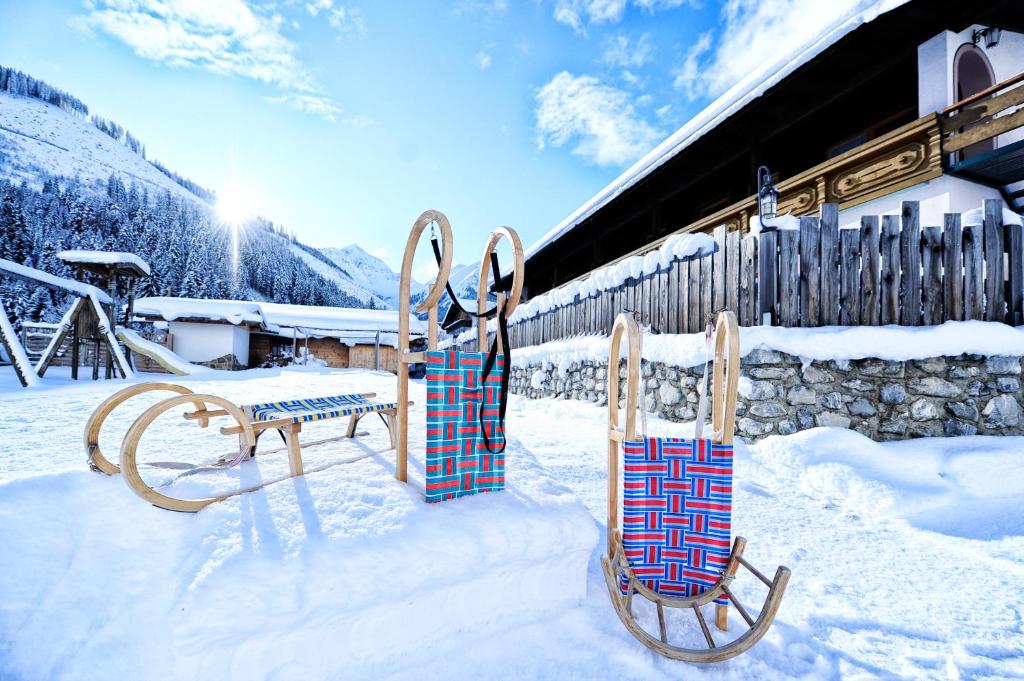Appartements & Chalets Wiesenruh v zimě