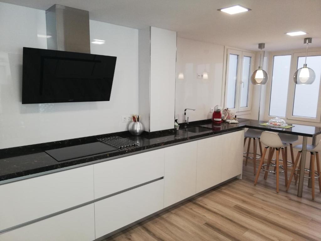 Kuchyňa alebo kuchynka v ubytovaní Apartamento Aurora