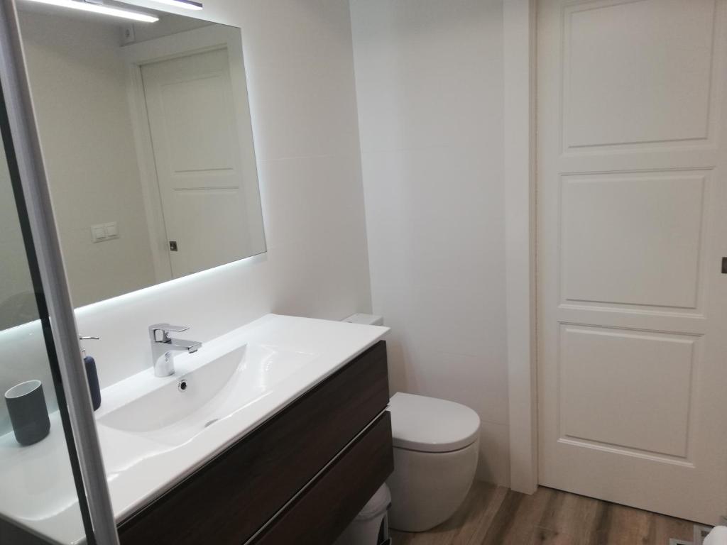 Kúpeľňa v ubytovaní Apartamento Aurora