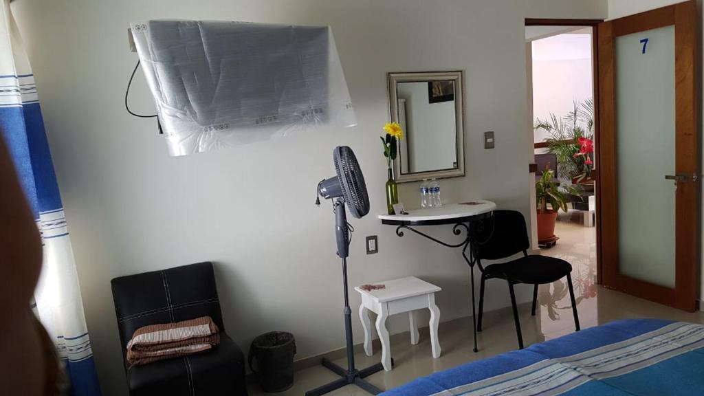 Postel nebo postele na pokoji v ubytování Casa Ana Celia