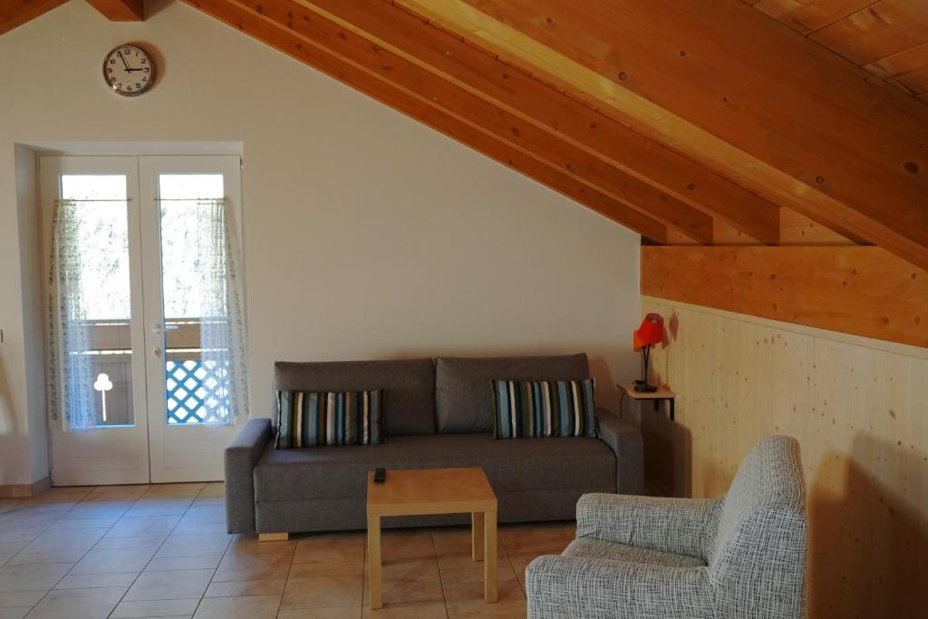 Posezení v ubytování Casa Morèt