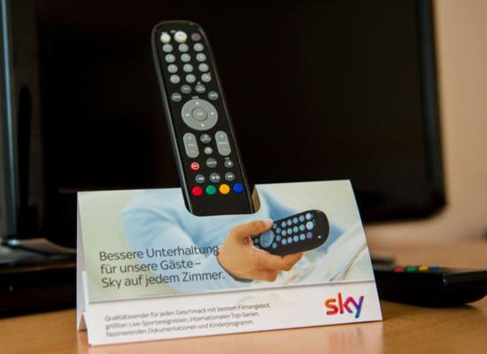 TV a/nebo společenská místnost v ubytování Alter Wirt Thalkirchen