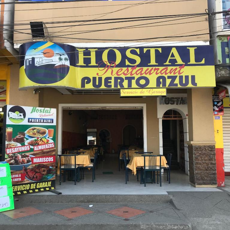 Certifikát, hodnocení, plakát nebo jiný dokument vystavený v ubytování Hostal Puerto Azul