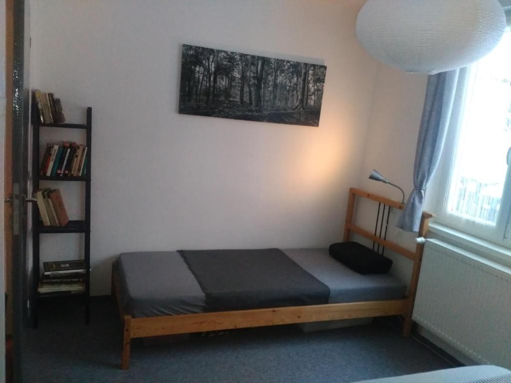 Postel nebo postele na pokoji v ubytování Na Polesí