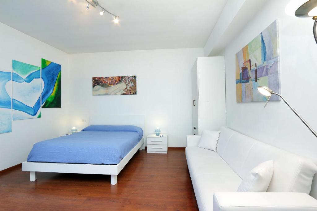 Llit o llits en una habitació de Holiday rental St Peter's area