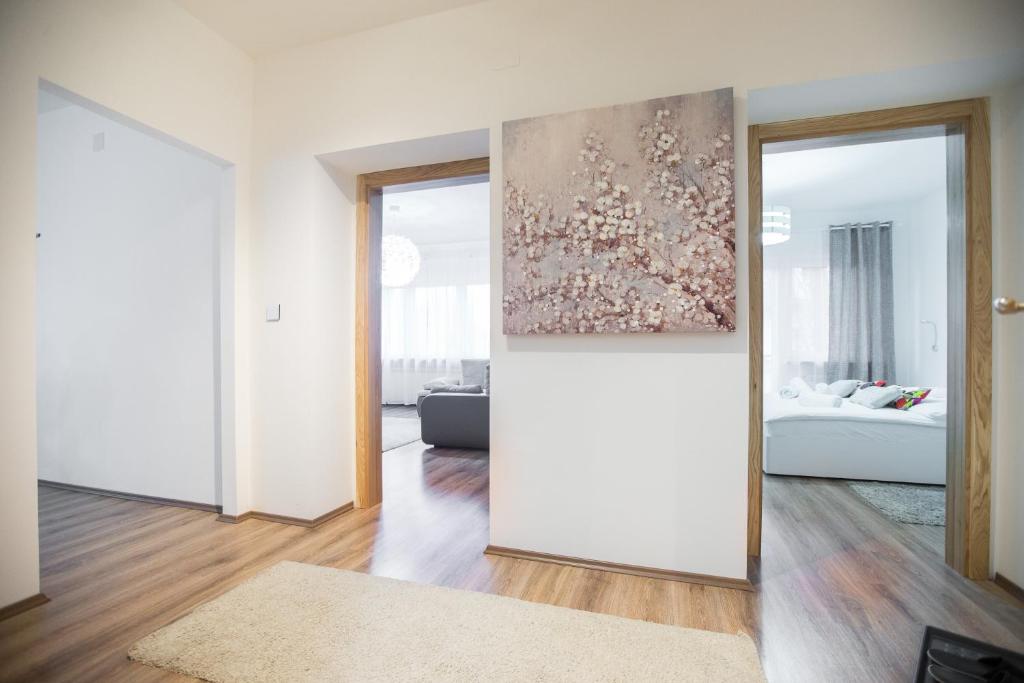 Posteľ alebo postele v izbe v ubytovaní Friday Apartments